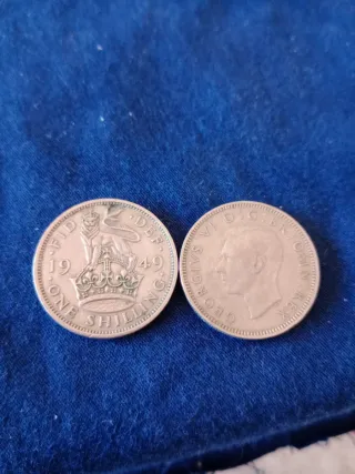 Monedas Rey Jorge VI 1949