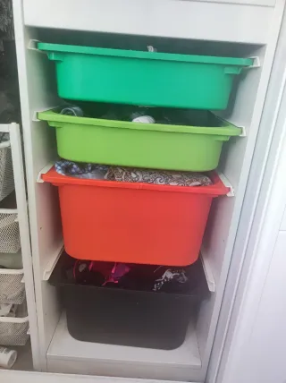 Cajonera Organizador madera cajones Plástico ikea