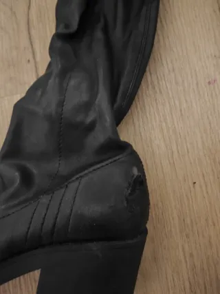 Botas altas calcetín negras