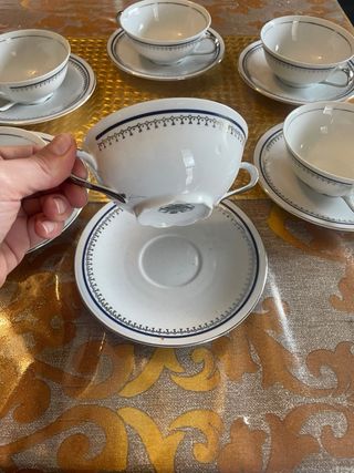 Set 6 Tazze Caffè Bavaria Porcellana