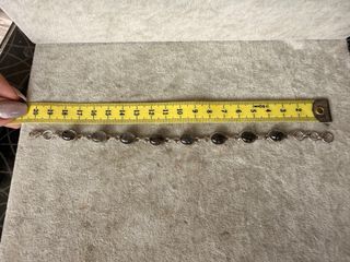 Pulsera Plata Ley 925 con Piedras cuarzo rutilo