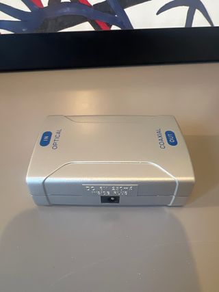 Convertidor Coaxial a Óptico