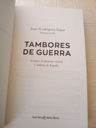 'Tambores de guerra' almirante Garat (Esfera 2024)