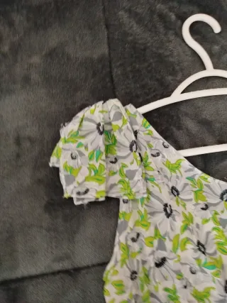 Vestido largo floral sin mangas