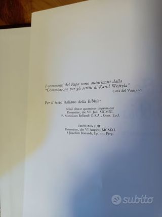 La Sacra Bibbia edizione Velar 1992