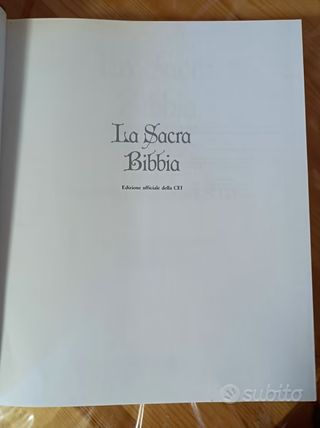 La Sacra Bibbia edizione Velar 1992