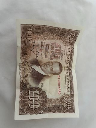 Billete 100 Pesetas España 1953