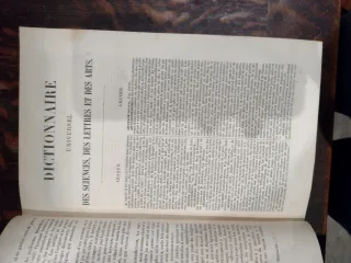 Dizionario Scienze Lettere e Arte, Hachette 1884