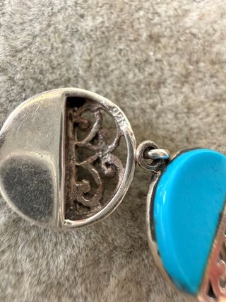 Pulsera Plata Ley 925 Turquesa