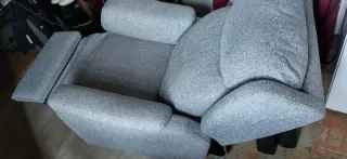Sillón reclinable de tela