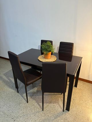 OFFERTA!! Tavolo da pranzo con 4 sedie