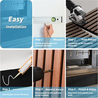 Paneles Acústicos Art3d Nogal Oscuro