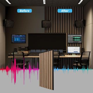 Paneles Acústicos Art3d Nogal Oscuro