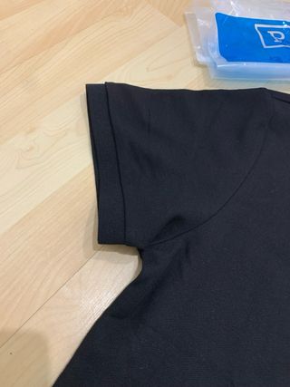 Polo noir Ralph Lauren à zip – Taille M (neuf