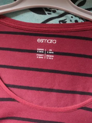 Lote 2 camisetas Esmara mujer talla S