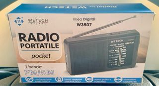 Radio Portatile WETECH AM/FM W3507