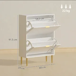 Zapatero diseño estrecho armario zapatos recibidor