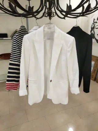 Chaqueta Blanca Mango