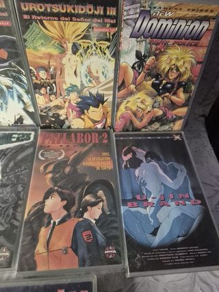Lote VHS Anime Clásico Urotsukidoji, Patlabor