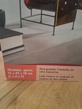 Botellero Melinera para 3 botellas