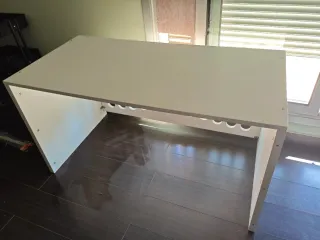 Mesa escritorio blanca madera