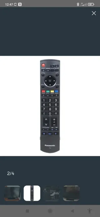 Televisor Panasonic 37 Negro