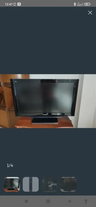Televisor Panasonic 37 Negro