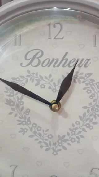 Orologio da parete shabby chic in metallo