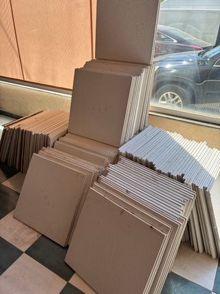Lote Placas Falso Techo Yeso 60 x 60