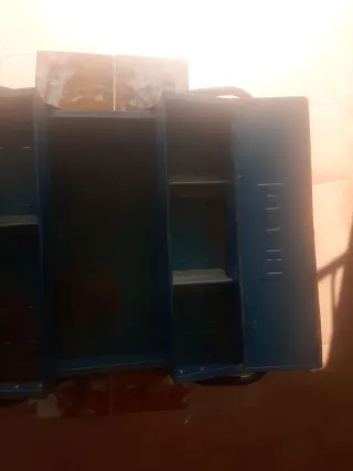 Caja de herramientas azul
