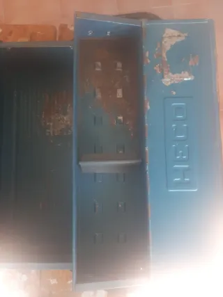 Caja de herramientas azul