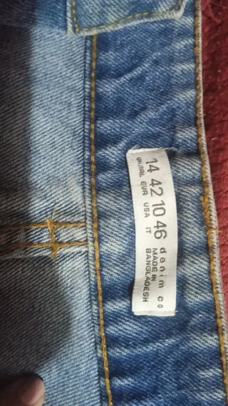 Minifaldas vaqueras Zara beige