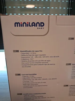 Humidificador Miniland Humidrop 1.5L