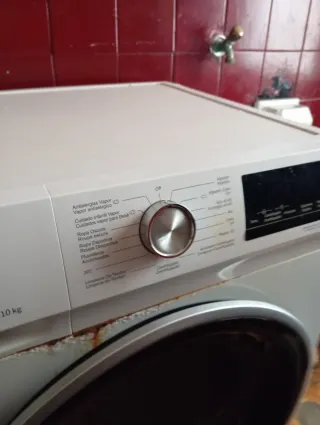 Lavadora Hisense 10kg Steam PureJet Inverter