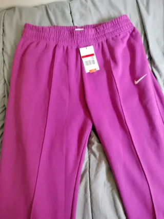 Pantalón chándal Nike mujer rosa t L con etiqueta