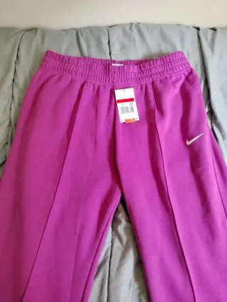 Pantalón chándal Nike mujer rosa t L con etiqueta