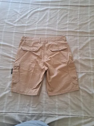 Bermudas Stone Island Beige Hombre