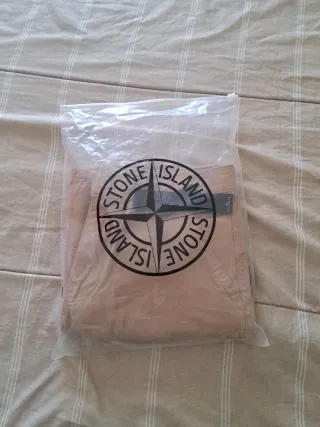 Bermudas Stone Island Beige Hombre