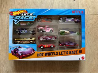 Pack 10 Coches Hot Wheels Lets Race