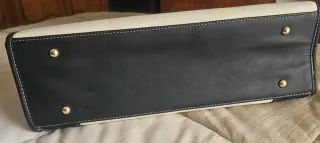 Bolso Tote Nubily Beige y Negro