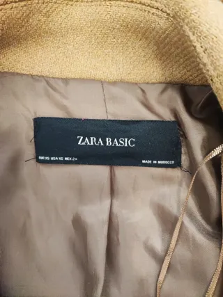 OFERTA! Abrigo lana camel ZARA PERFECTO ESTADO