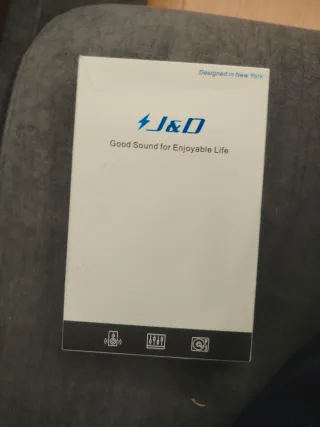 Cable J&D 6,35mm a 2 RCA Chapado Oro