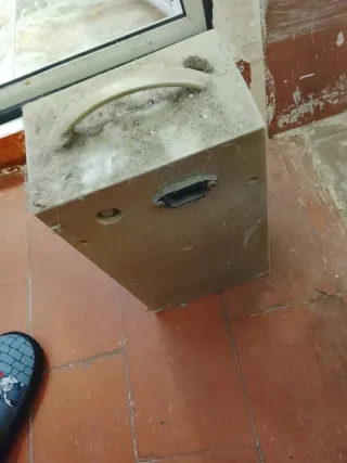 Bici plegable a batería mal estado