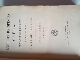 Libro antico di Benedicti De Espinoza