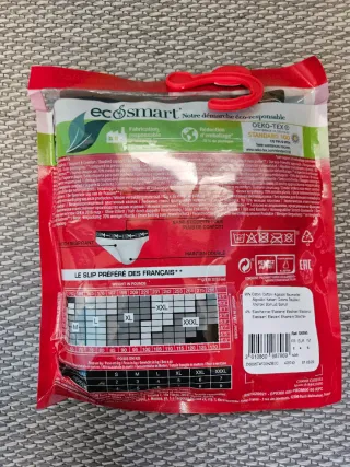 DIM 4 Slips Algodón Stretch Negro