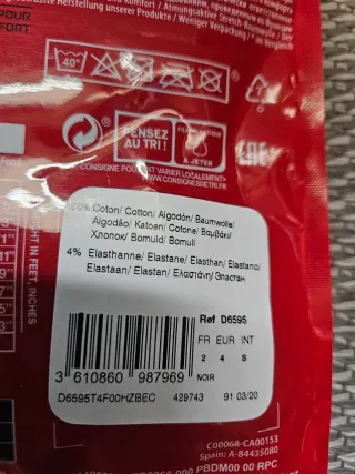 DIM 4 Slips Algodón Stretch Negro