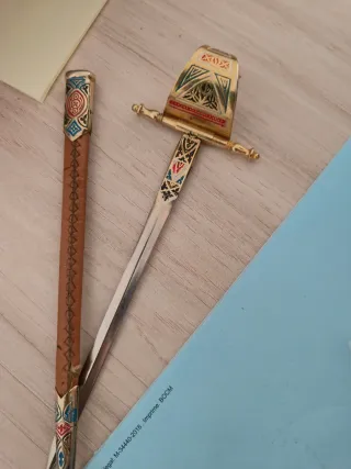 Abrecartas espada Toledo antiguo