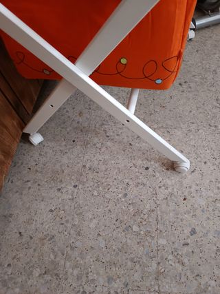 Minicuna con bordado my little friend