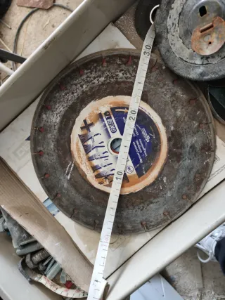 Cortadora disco diamante piedra