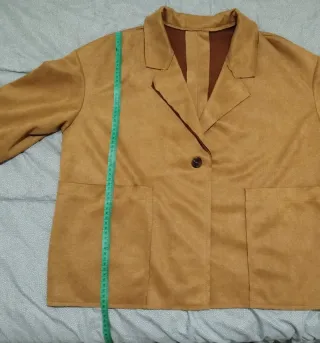 Giacca blazer donna camel Made in Italy elegante